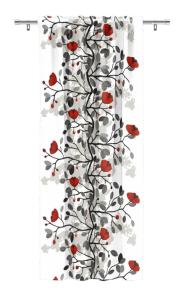 Gardinlängd Röd Arvidssons Textil 1-Pack Ofelia 140x240cm