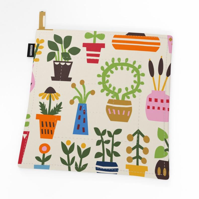 Arvidssons Textil Orangeriet Grytlapp Multi at lavanille