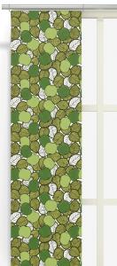 Panelgardin Grön Arvidssons Textil Päppel 2-Pack