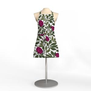 Arvidssons Textil Pion Förkläde Cerise/Grön