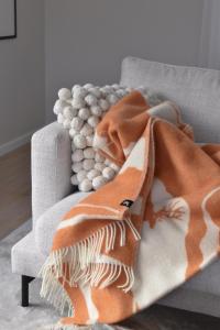 Arvidssons Textil Pläd Fjällvandring Orange 130x170cm