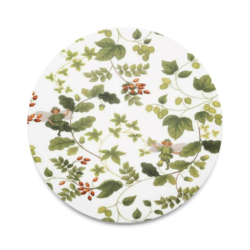 Arvidssons Textil Skogsälvan Grytunderlägg Offwhite/Grön at lavanille