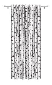 Gardinlängd Grå Arvidssons Textil 1-Pack Skogsbryn 140x240cm