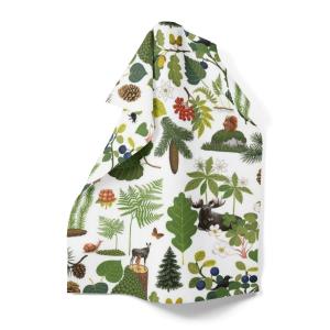 Arvidssons Textil Skogsliv Kökshandduk Grön