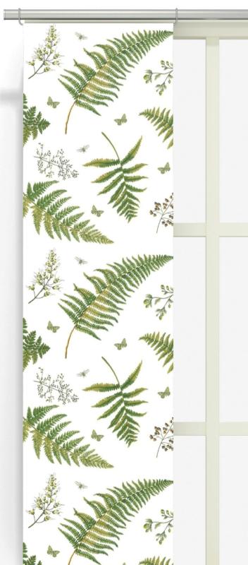 Panelgardin Arvidssons Textil Stensöta Grön 43x240cm 2-Pack at lavanille