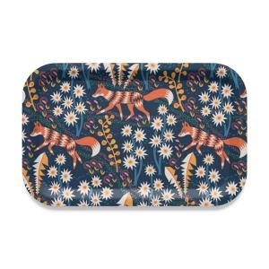 Arvidssons Textil Stjärnspeja Bricka Mörkblå 33x21cm