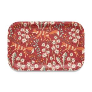 Arvidssons Textil Stjärnspeja Bricka Röd 33x21cm