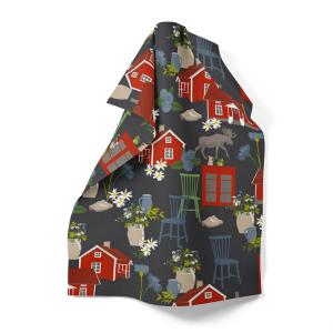 Arvidssons Textil Strövtåg Kökshandduk Grå