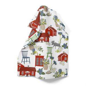 Arvidssons Textil Strövtåg Kökshandduk Offwhite