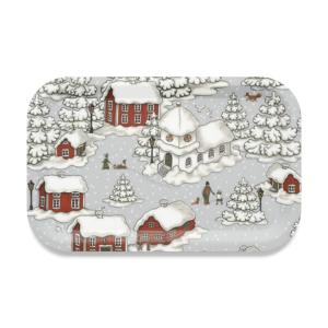 Arvidssons Textil Timmerbyn Bricka Grå