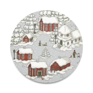 Arvidssons Textil Timmerbyn Grytunderlägg Grå