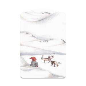 Arvidssons Textil Tomteland Serveringsbräda Offwhite