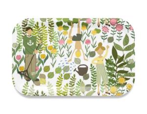 Arvidssons Textil Trädgård Bricka Ljusgrön