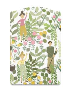 Arvidssons Textil Trädgård Serveringsbräda Ljusgrön