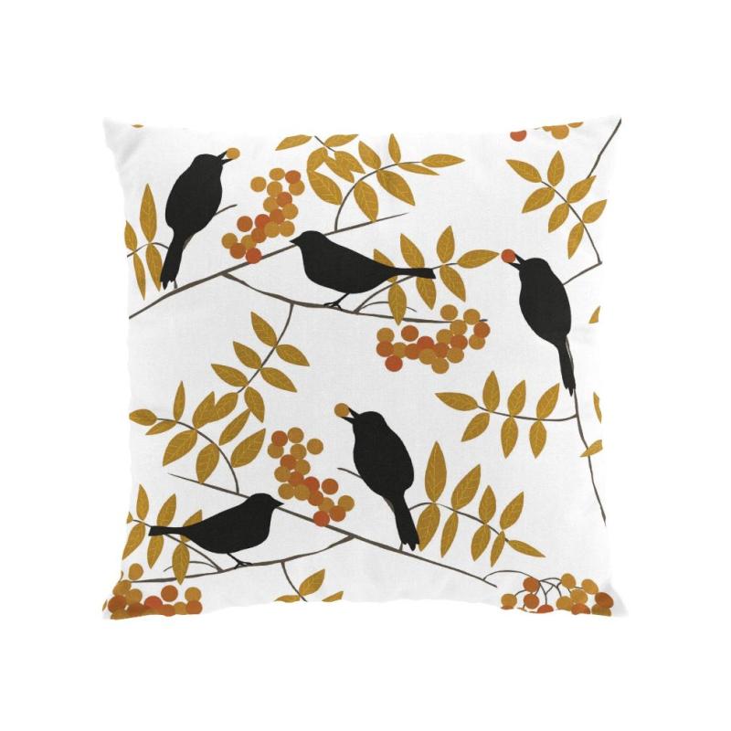 Arvidssons Textil Trast I Hast Kuddfodral Gul/Orange 47x47cm at lavanille