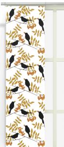 Panelgardin Gul/Orange Arvidssons Textil Trast I Hast 2-Pack