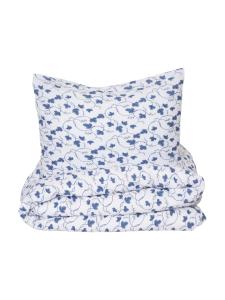 Bäckebölja Påslakanset Blommigt Backa Blå 150x210cm Kosta Linnewäfveri