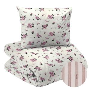 Bäckebölja Påslakanset Redlunds Stina Rosa 150x210cm