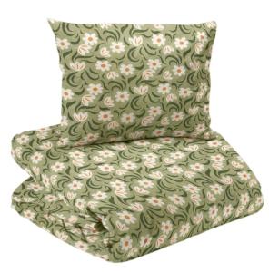 Bäckebölja Påslakanset Redlunds Ottilia Grön 150x210cm