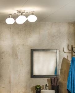 Badrumslampa Plafond Krom Aneta Lighting Elba