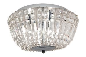 Badrumslampa Plafond Krom/Klar Aneta Lighting Giovanna 38cm