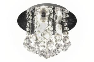 Badrumslampa Plafond Krom/Klar Aneta Lighting Nicoline 26cm