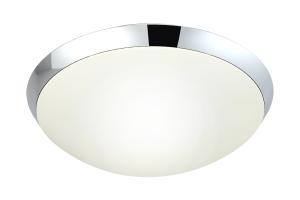 Badrumslampa Plafond Krom/Opalvit Aneta Lighting Siracusa 28,4cm