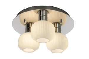 Badrumslampa Plafond Krom/Vit Aneta Lighting Messina