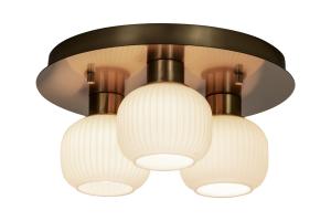 Badrumslampa Plafond Mässing/Opalvit Aneta Lighting Messina