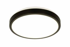 Badrumslampa Plafond LED Veroli Svart 30cm Aneta Lighting