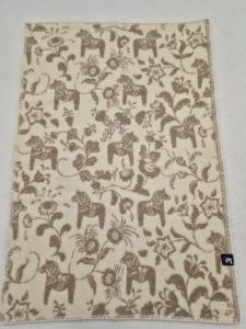 Barnfilt Ull Arvidssons Textil Leksand Beige 65x95cm