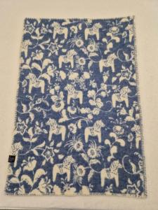 Barnfilt Ull Arvidssons Textil Leksand Blå 65x95cm