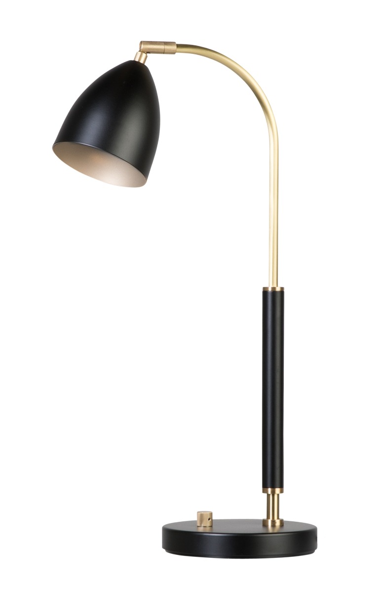 Belid Deluxe Bordslampa Svart/Mässing