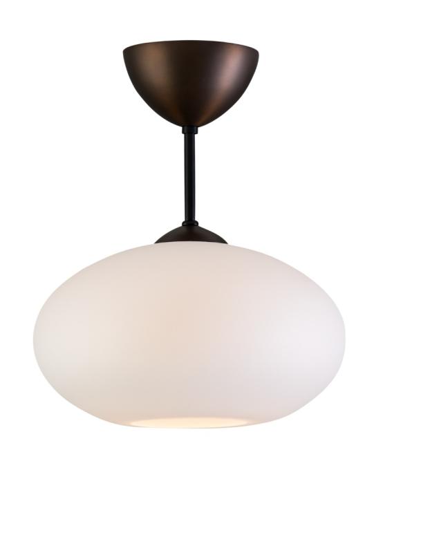 Belid Bullo Takplafond Oxid/Opalglas 27cm at lavanille