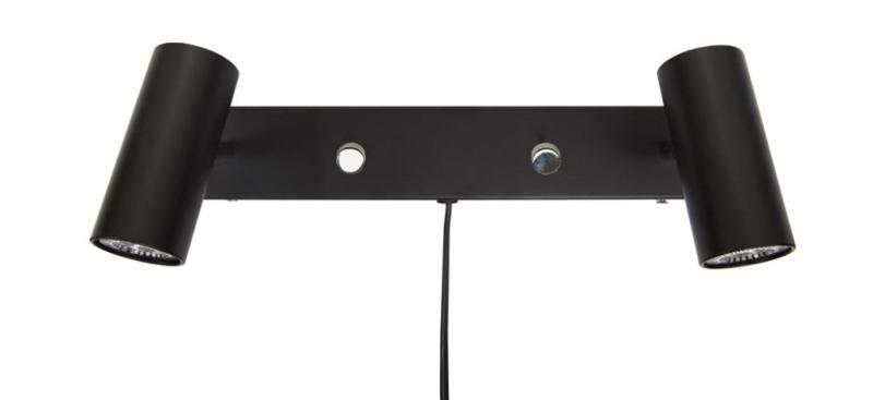 Belid Cato Vägglampa Dubbel Mattsvart at lavanille