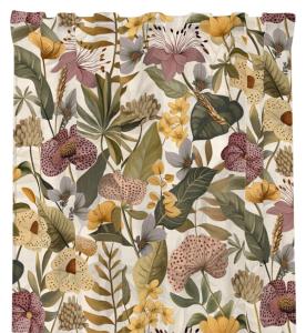 Blommig Gardin Redlunds Cordoba Ljung 140x250cm 2-Pack