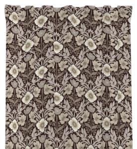 Blommig Gardin Redlunds Milano Brun 140x250cm 2-Pack
