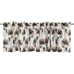 Blommig Gardinkappa Fondaco Mischa Offwhite 55x250cm