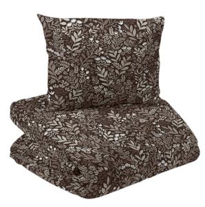 Blommigt Påslakanset Hage Brun 150x210cm Redlunds