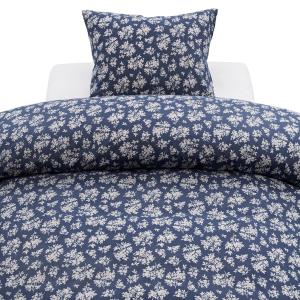 Blommigt Påslakanset Microfiber Milli Blå 150x210cm Harmony