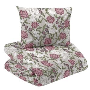Blommigt Påslakanset Redlunds Kiara Rosa 150x210cm