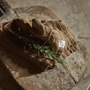 Boel & Jan Astrid Tygservett Brun 4-Pack