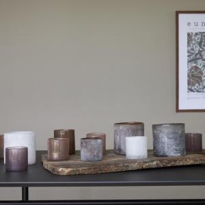 Boel & Jan Bungenäs Ljuslykta 8cm Grå