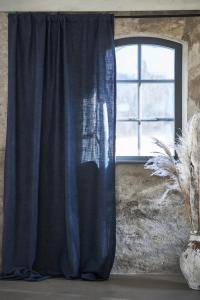 Gardinlängd Melangeblå Boel & Jan 1-Pack Göran 135x240cm