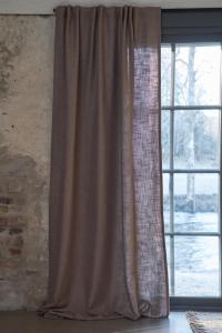 Gardinlängd Mörkbeige Boel & Jan 1-Pack Göran 135x300cm