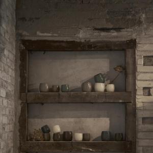 Boel & Jan Goya Ljuslykta 10cm Brun