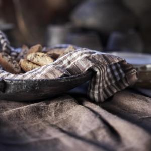 Boel & Jan Lundgren Tygservett Brun 2-Pack