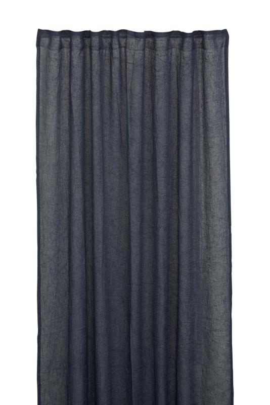 Gardin Mörkblå Boel & Jan 2-Pack Mirja 130x275cm at lavanille