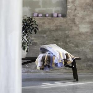 Boel & Jan Myra Pläd Lila/Gul/Beige 130x170cm