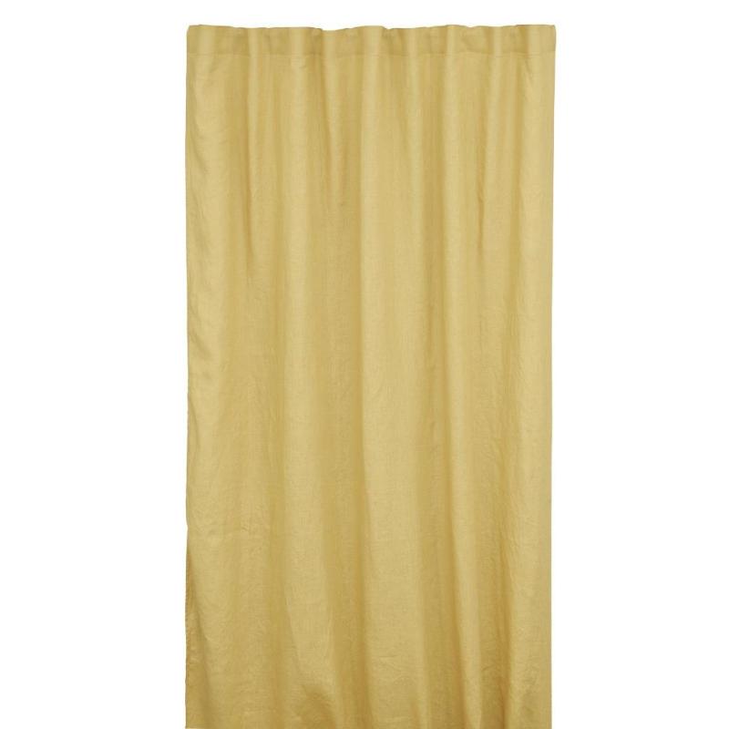 Gardinlängd Linne Gul Boel & Jan 1-Pack Sabina 140x240cm at lavanille